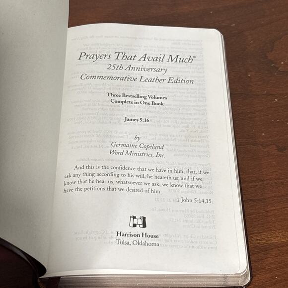 Prayers That Avail Much 25Th Anniversary Commemorative Burgundy Leather: Th... - Picture 5 of 7